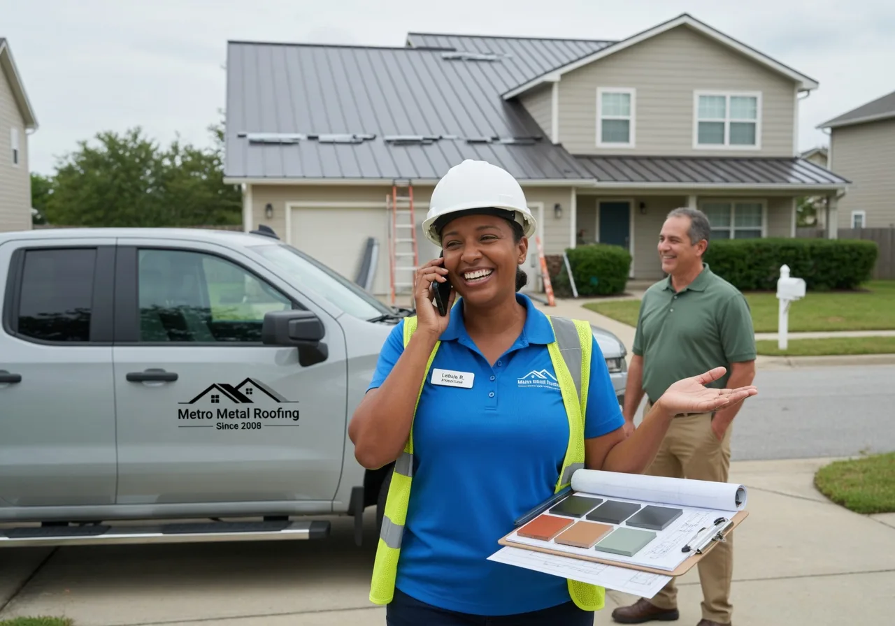 Storm Damage Metal Roof Repair in South Wilmington, IL